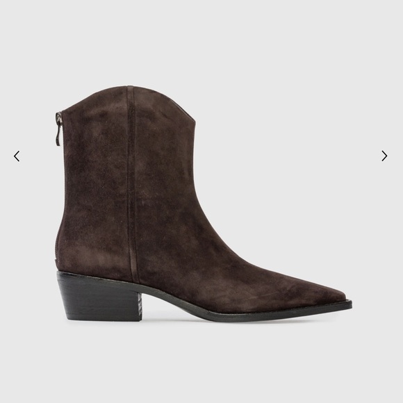 🍂NWOT Black Suede Studio Reed Boots - Picture 1 of 15